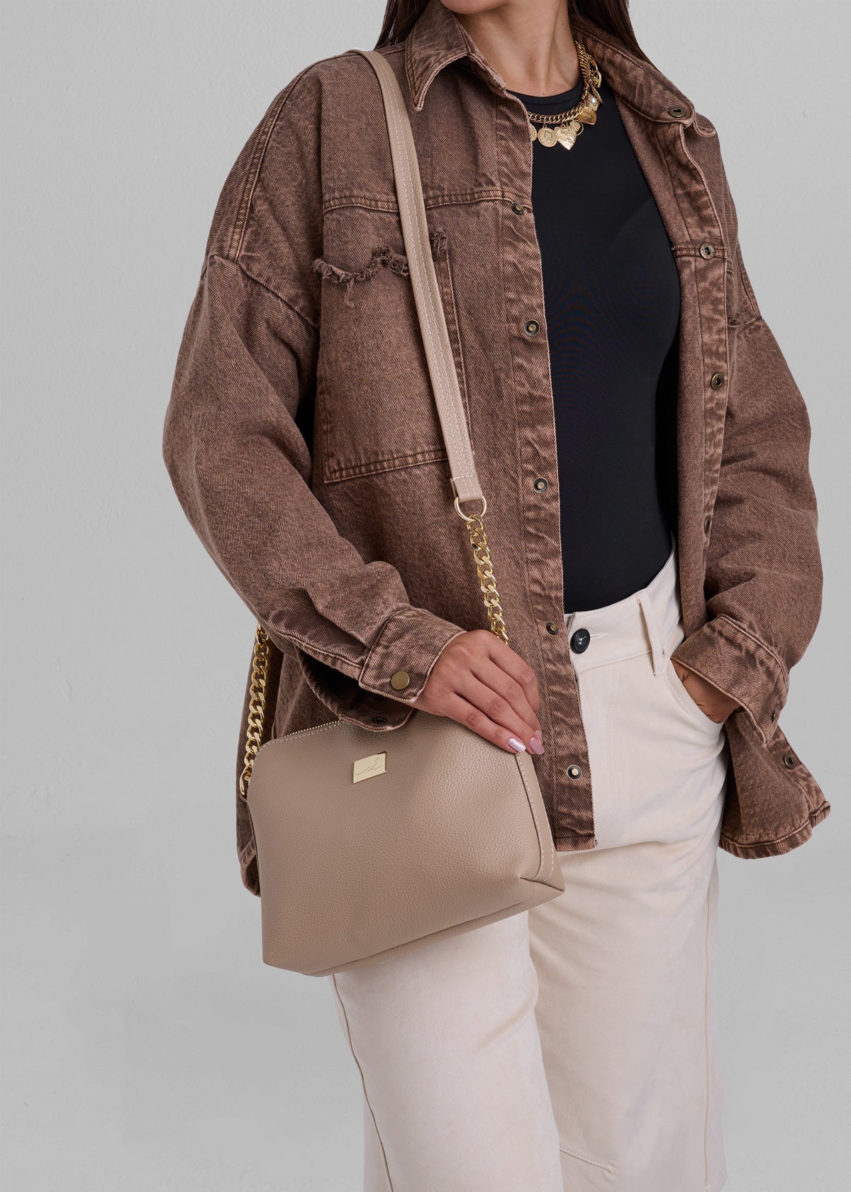 Cartera Alicia Mocca