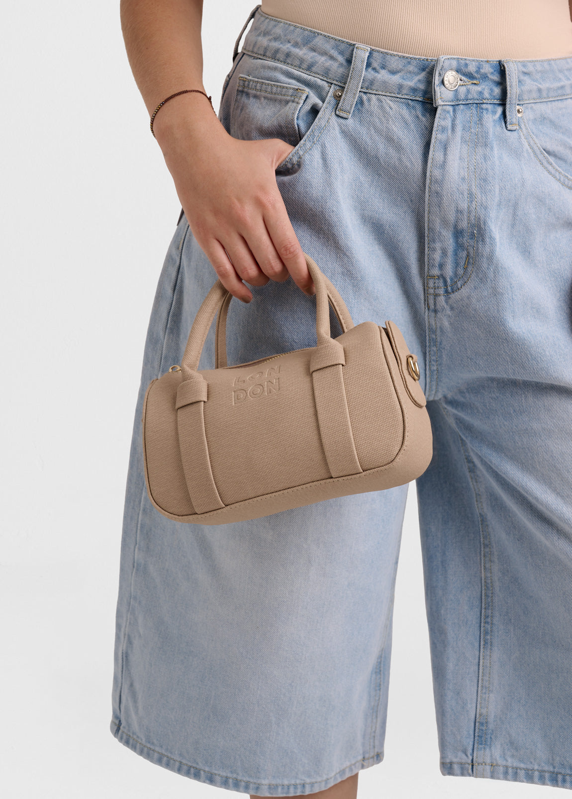 Mini Cartera Ermita Beige