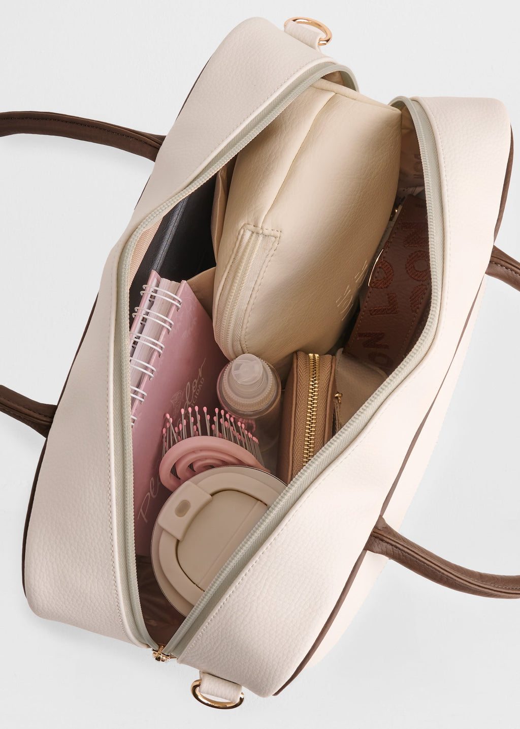 Cartera Marbella Marfil x Latte